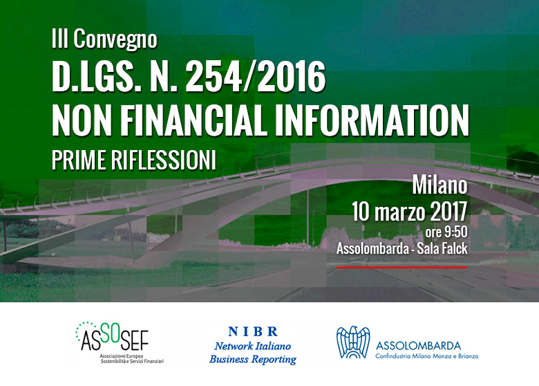 Green Business Executive School al terzo Convegno sul Reporting di Sostenibilità, a Milano il 10 marzo 2017